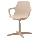 ODGER Chaise pivotante, blanc/beige