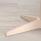 ODGER Chaise pivotante, blanc/beige