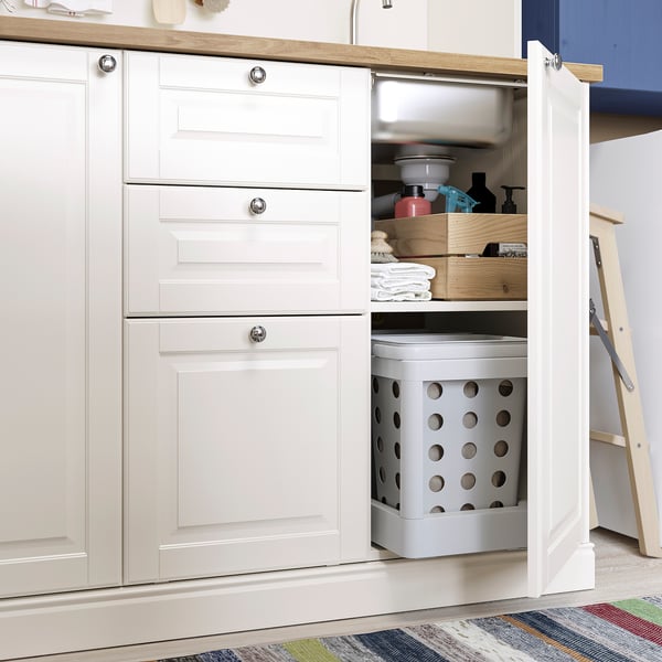 ÖNNERUP Kitchenette, blanc cassé, 130x64x219 cm