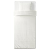 OFELIA VASS Housse de couette et 1 taie, blanc, 150x200/50x60 cm