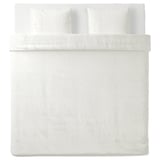 OFELIA VASS Housse de couette et 2 taies, blanc, 240x220/50x60 cm