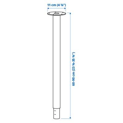 OLOV Pied réglable, blanc