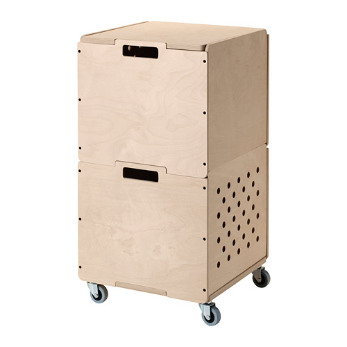 OMBYTE Rangement sur roulettes IKEA