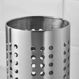 ORDNING Pot à ustensiles de cuisine, acier inoxydable, 18 cm
