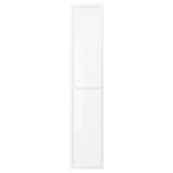 OXBERG Porte vitrée, blanc, 40x192 cm