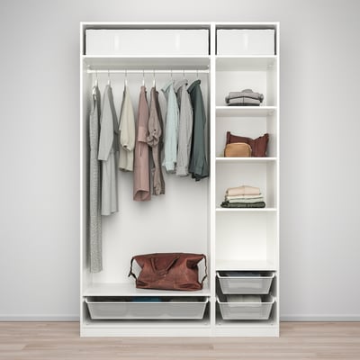 PAX Combinaison armoire, blanc, 150x58x236 cm