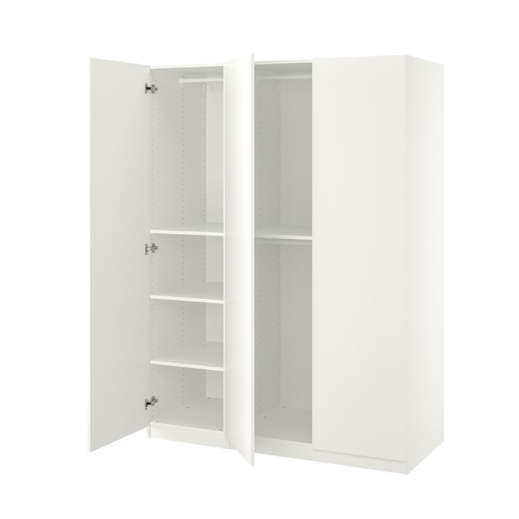 PAX / FORSAND Combinaison armoire, blanc/blanc, 150x60x201 cm IKEA Suisse