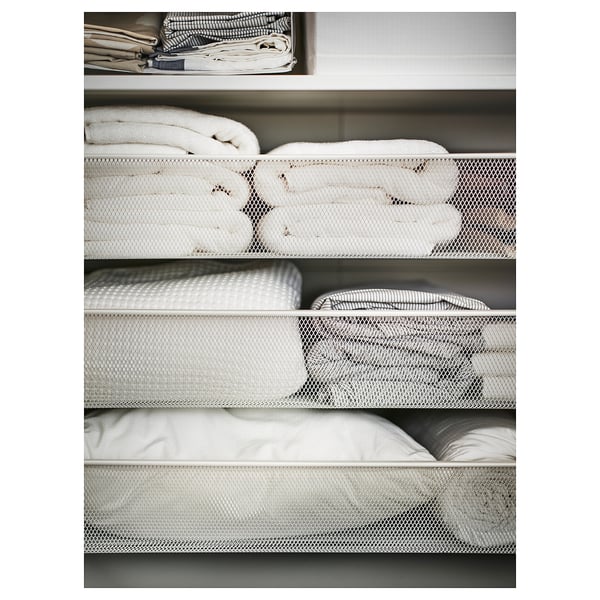 PAX / LINNABERG Combinaison armoire, blanc/à motifs, 100x60x236 cm