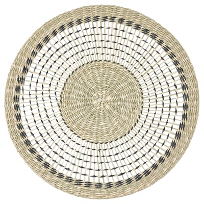 PENNFISK Set de table, naturel/jonc fait main, 37 cm