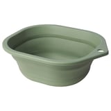 PEPPRIG Baquet à vaisselle, pliable/vert, 10 l