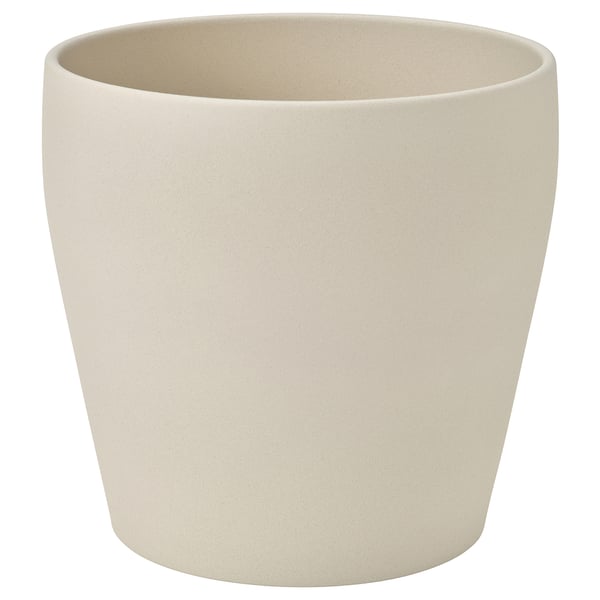 PERSILLADE Cache-pot, beige clair, 19 cm