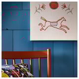 PJÄTTERYD Reproduction, appliqué animal, 40x40 cm