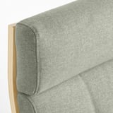 POÄNG Fauteuil à bascule, plaqué bouleau/Gunnared vert clair