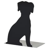 PORTVAKT Serre-livres, noir/chien