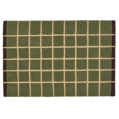 POSTKONTOR Paillasson, intérieur, vert, 40x60 cm