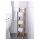 RÅGRUND Range-rouleaux WC, bambou