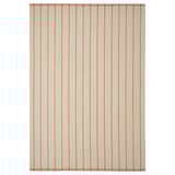 RIDSTIG Tapis tissé à plat, blanc cassé/rouge, 170x240 cm