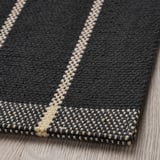 RIDSTIG Tapis tissé à plat, gris/blanc cassé, 80x180 cm
