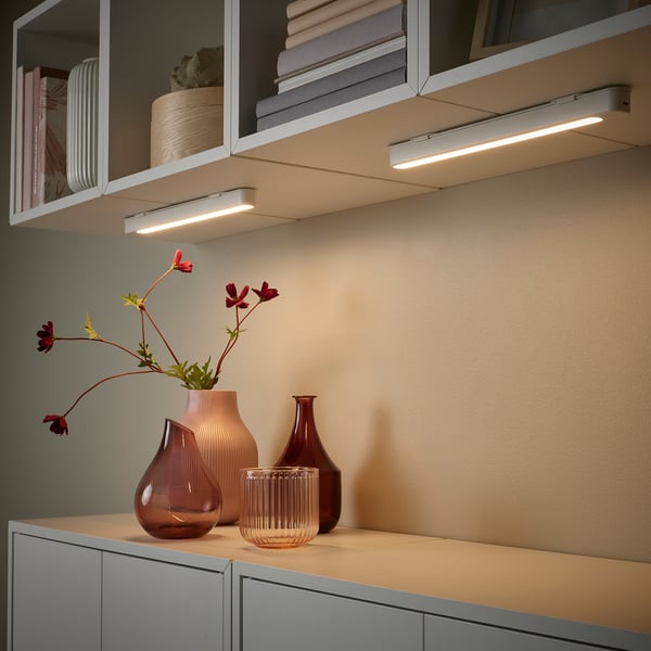 ROLFSTORP Veilleuse à LED, intensité lumineuse réglable/blanc