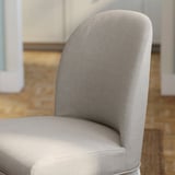 ROSENTORP Chaise, Kilanda beige clair/blanc
