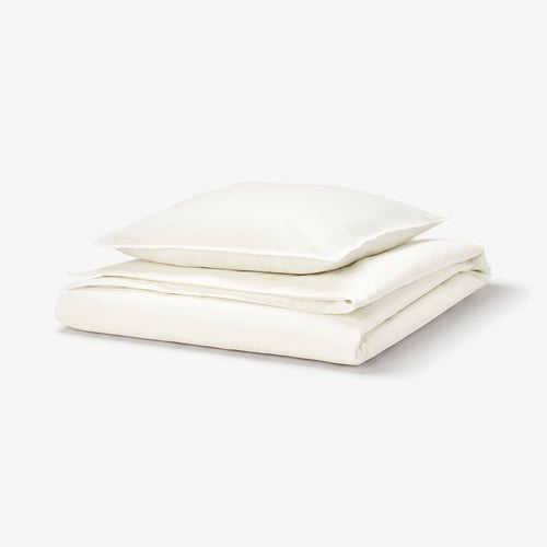 RUNDHAGTORN Housse de couette et 1 taie, blanc, 150x200/50x60 cm