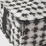 SÄCKKÄRRA Sac de rangement, blanc/multicolore, 55x49x19 cm