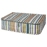 SÄCKKÄRRA Sac de rangement, multicolore rayure, 69x51x19 cm