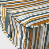 SÄCKKÄRRA Sac de rangement, multicolore rayure, 69x51x19 cm