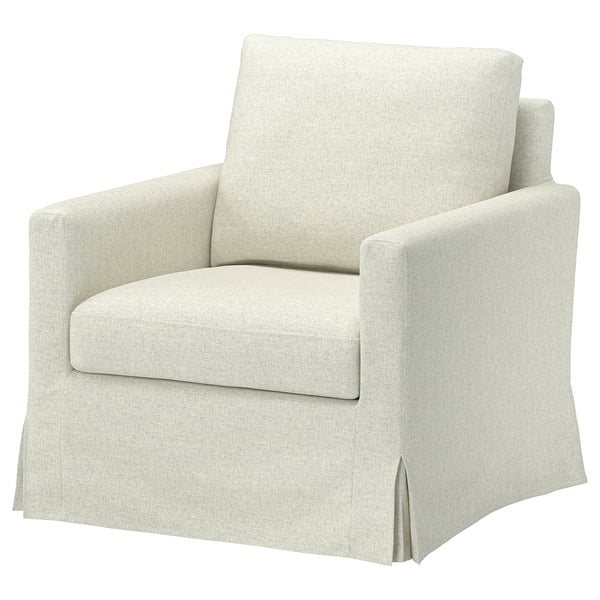 SALTSJÖBADEN Housse fauteuil à bascule/pivotant, Gunnared beige