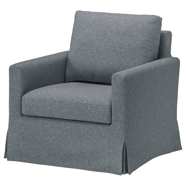 SALTSJÖBADEN Housse fauteuil à bascule/pivotant, Gunnared gris moyen