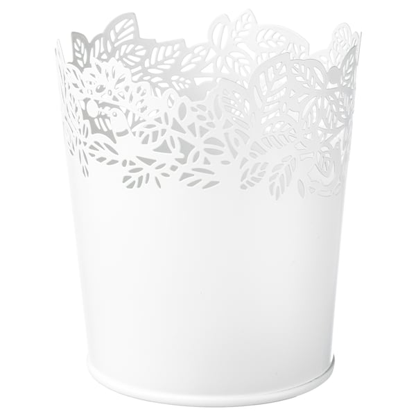 SAMVERKA Cache-pot, blanc, 9 cm
