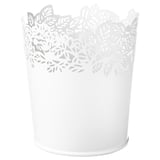 SAMVERKA Cache-pot, blanc, 9 cm