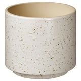 SANDKÖRSBÄR Cache-pot, intérieur/extérieur/beige, 12 cm