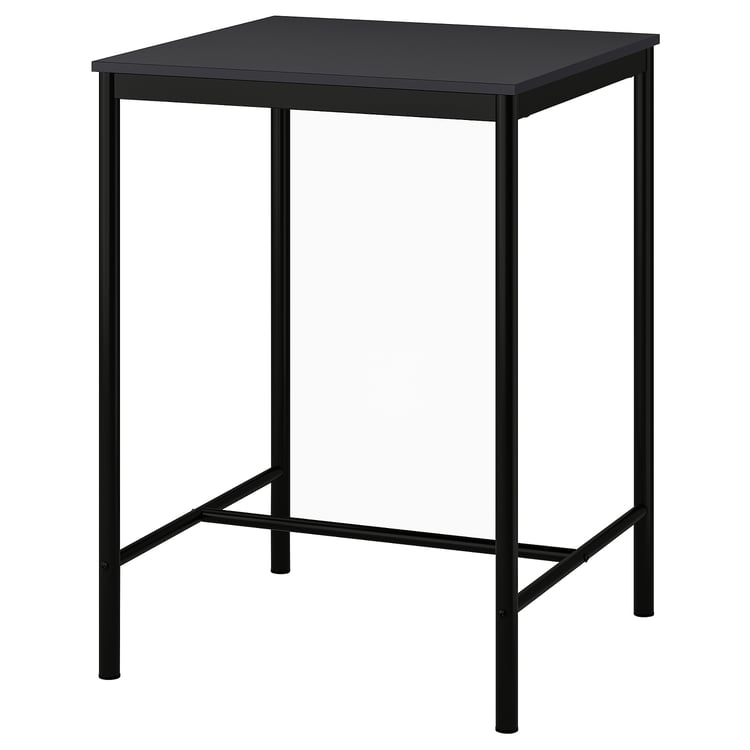 SANDSBERG table de bar, noir, 67x67 cm - IKEA Suisse