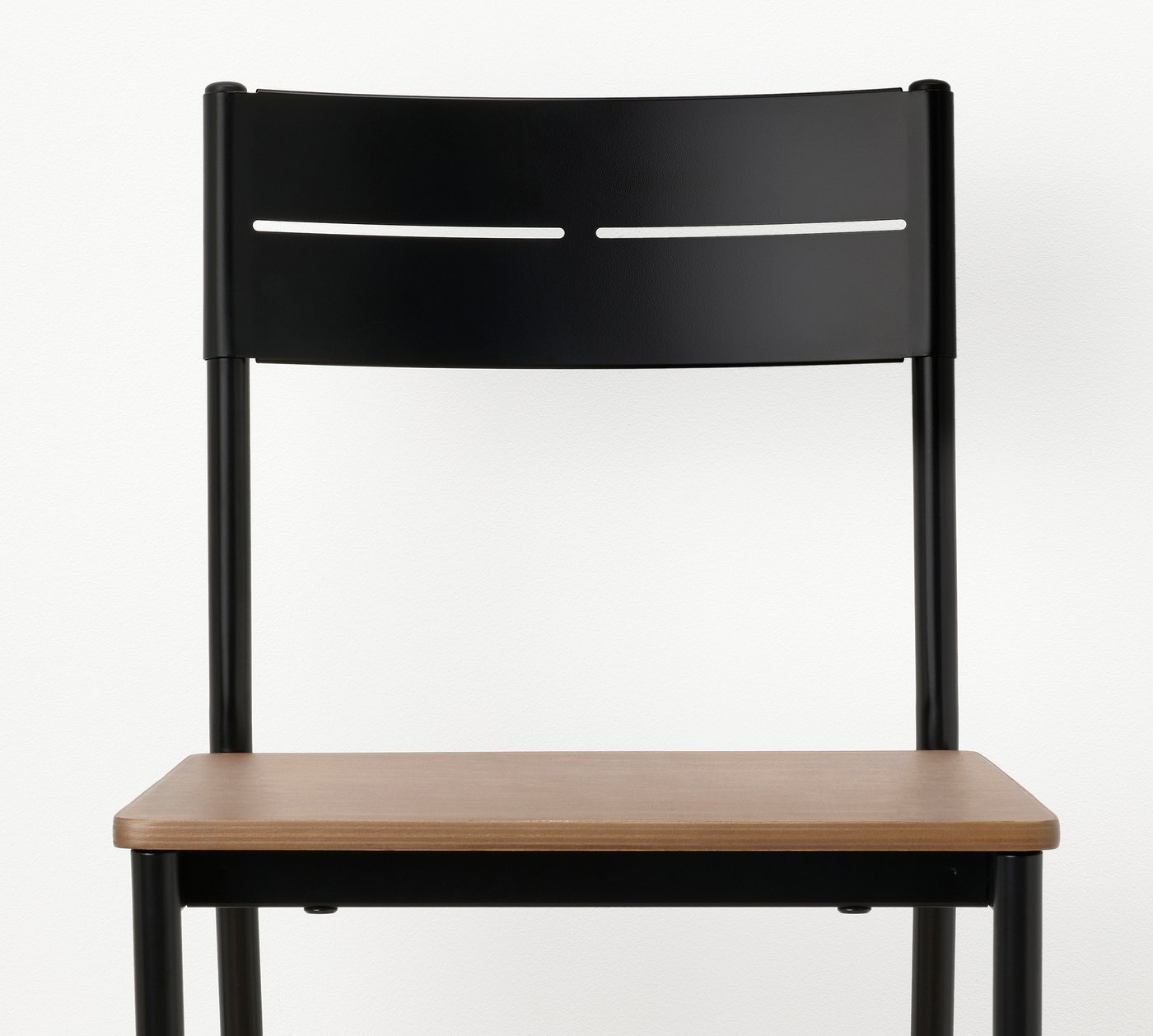 SANDSBERG Tabouret de bar, noir/teinté brun, 63 cm