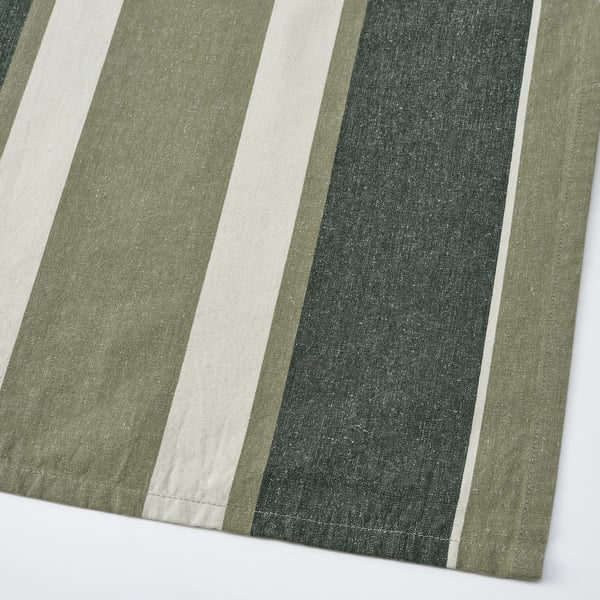 SANDVIVA Torchon, vert/blanc, 45x60 cm