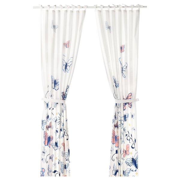 Sanglarka Rideaux Embrasses 2 Pcs Papillon Blanc Bleu 1x300 Cm Ikea Suisse Sanglarka Rideaux Embrasses 2 Pcs Papillon Blanc Bleu 1x300 Cm Ikea Suisse