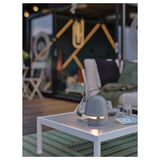 SEGERÖN Table basse, extérieur, blanc/beige, 73x73 cm