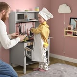SILLTRUT Mini cuisine, gris, 68x40x100 cm