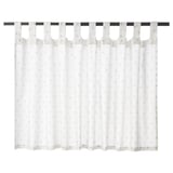 SIVIRENE Rideau, blanc/avec ourlet pour tringle, 150x50 cm