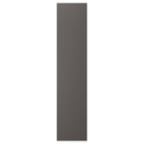 SKATVAL Porte avec charnières, gris foncé, 40x180 cm