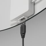 SKEJSEL Miroir avec éclairage intégré, rond intensité lumineuse réglable