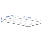 SKÖNAST Matelas mousse pour lit bébé, 70x140x8 cm