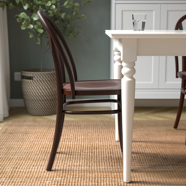 SKOGSBO Chaise, brun foncé