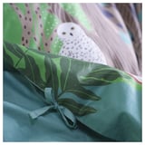 SKOGSDUVA Housse de couette et 1 taie, multicolore/motif forêt, 150x200/50x60 cm