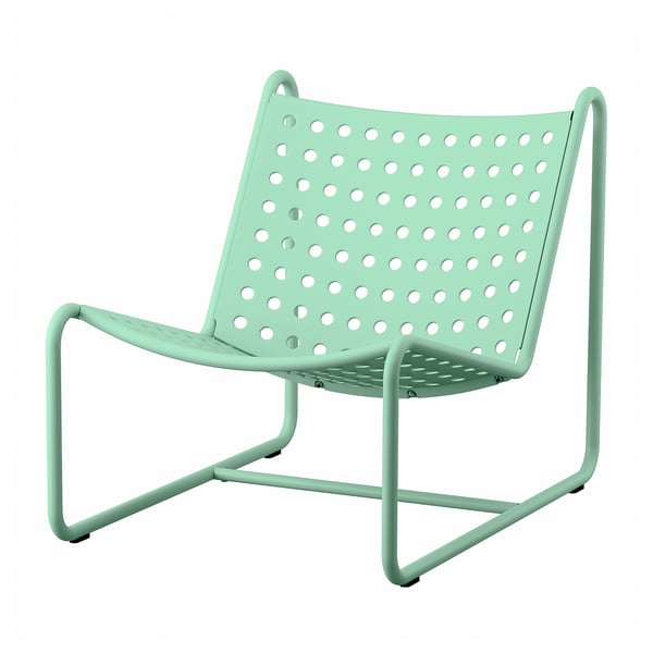 SKOGSÖN Fauteuil, vert clair extérieur
