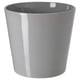 Option: SKOGSVINBÄR Cache-pot, intérieur/extérieur gris, 19 cm