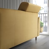 SLATORP Canapé 3 places, Hakebo brun jaune