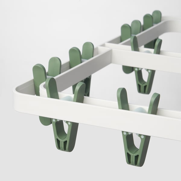 SLIBB Séchoir à suspendre, 24 pinces, vert