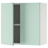 SMÅSTAD Élément mural, blanc vert clair/avec 1 tablette, 60x32x60 cm